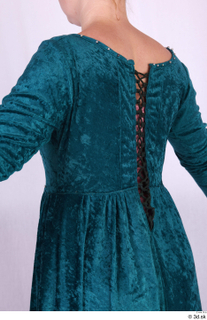  Photos Woman in Historical Dress 77 17th century blue dress historical clothing upper body 0003.jpg